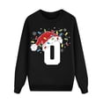 thumbnail image 1 of Dsscvnef Matching Family Outfits Christmas 26 Letter Printed Three Piece Parent Child Sweatshirt (Mom Style) Pajamas Family Set Matching Dog Family Dog Matching Christmas Pajamas, 1 of 6