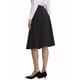 thumbnail image 3 of Falda Midi Plisada de Cintura Alta A Linea para Mujeres INSPIRE CHIC M Negra, 3 of 7