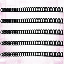 FRCOLOR 5 Pcs Book Making Hinge Spiral for Binding Comb Spines Black