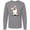 Athletic Heather, variant on Corgi Puppy Girl Long Sleeve T-Shirt