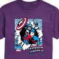 thumbnail image 2 of Marvel Captain America - Comic Book Panels - Men's Short Sleeve Graphic Tee, 2 of 4