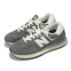 thumbnail image 1 of New Balance 574 NB Grey Beige Men Unisex Casual Lifestyle Shoes U574LGGG-D, 1 of 6