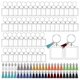 thumbnail image 1 of Acrylic Photo Frame Keychain with Tassels Charms for DIY Square, 1 of 5