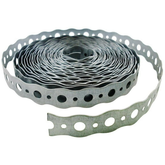 3/4" x 25' Galvanized Steel Suspension Pipe Strapping - 24 Gauge