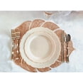 thumbnail image 4 of " OCCASIONS " 20 Pieces Pack Pressed Vinyl Metallic Placemats / Wedding Accent Centerpiece Placemat (Garden Rose Gold), 4 of 6