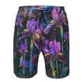 thumbnail image 3 of Balery Starry Night Iris Field Traje de Baño Estilo Hawaiano para Hombre, Shorts de Secado Rápido con Bolsillos-XX-Large, 3 of 6