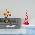 thumbnail image 2 of Porta Pañuelos Vertical Inspirado En La Figura Abstracta De Llama De Resina De Fuego, Escultura Moderna Para El Hogar, El Patio, La Oficina, Estantería, Decoración, Regalo., 2 of 8