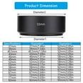 thumbnail image 5 of 37 39 40.5 43 46 49 52 55 58 62 67 72 77 82mm Cylindrical Metal Lens Hood Metal Camera Accessory for Camera Enthusiasts, 5 of 17