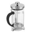 thumbnail image 2 of Coffee Pot, Filter Coffee Pot, Safer To Use Explosion-proof Three-Layer Fine Filter Gifts For Home Office Travel Silver 600ml, 2 of 8