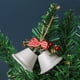 thumbnail image 1 of Teissuly Christmas Wrought Iron Bell Decoration Pendant Accessories Rope Holly Berry Xmas Tree Festival Wall Door Hanging Ornament Teissuly WER2023112001068, 1 of 4