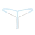 thumbnail image 2 of Aiihoo Women's Pearl G-String Massage Thongs Panties Bikini Briefs Underwear Light Blue One_Size, 2 of 4