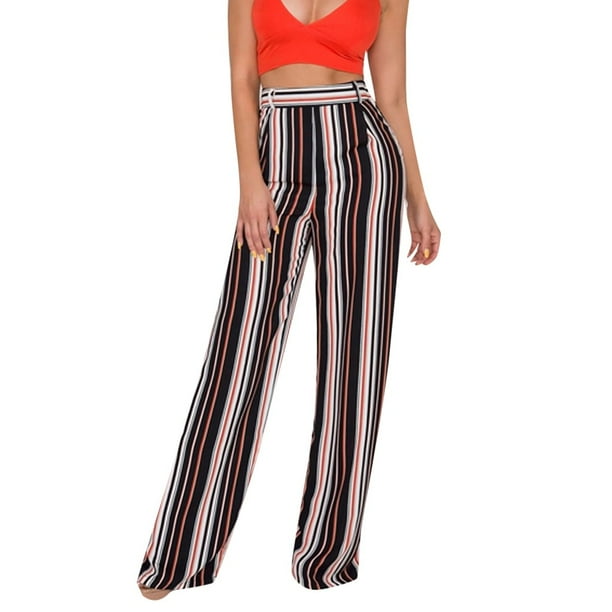 M and s store striped trousers
