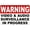 Warning Sign 4, variant on Warning Security Cameras In Use Tin Sign - 8"x12" Retro Vintage Metal Decor, Home Road Street Garage Station Highway Wall