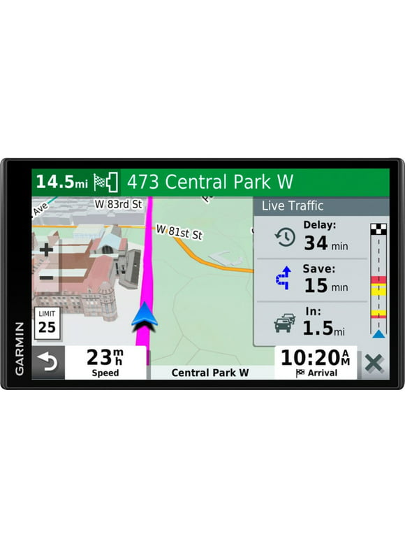 Restored Garmin Drivesmart 65T 6.95" GPS Navigator with Traffic and Smart Features (Refurbished)