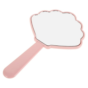 LEORX Plastic Handheld Mirror Small Mirror for Travel with Simple Delicate Design 1Pcs