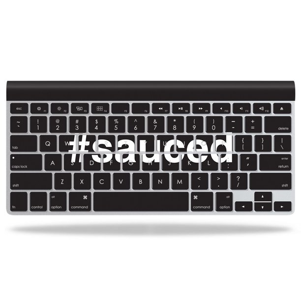 Hashtags Skin For Apple Wireless Keyboard Protective, Durable, and