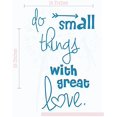 thumbnail image 4 of Do Small Things Vinyl Decals Wall Sticker Decor Love Quote Art, 14x23-Inch Bayou Blue, 4 of 4