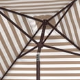 thumbnail image 3 of SAFAVIEH Athens 7.5' Market Crank Square Patio Umbrella, Beige, 3 of 6