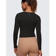 thumbnail image 2 of CRZ YOGA Butterluxe Long Sleeve Shirts for Women Workout Athletic Casual Tops Slim Basic Tight Shirt, 2 of 6