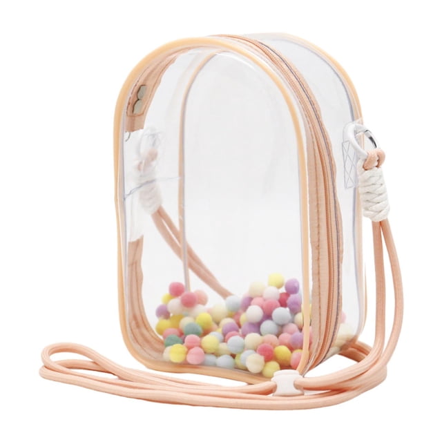 Bolsa transparente para exhibir figuras, 15 cm, bolsa de algodón para muñecas, PVC, a prueba de polvo, transparente, linda bolsa para muñecas, pequeña