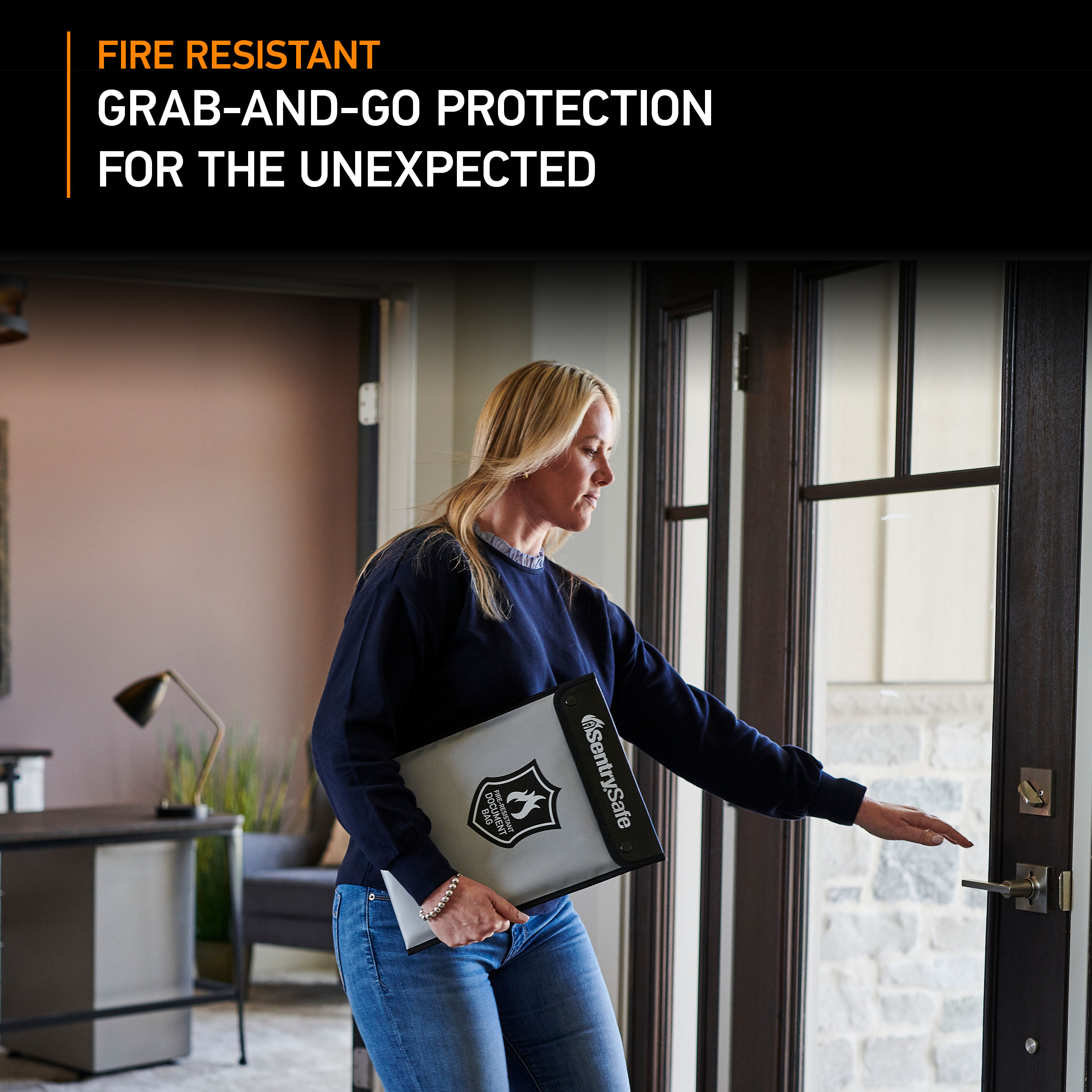 SentrySafe Fiberglass Fire Resistant Document Bag photo 4