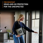 SentrySafe FBWLZ0 Fiberglass Fire Resistant Bag for Documents, 15.0 in x 11.0 in x 1.5 in