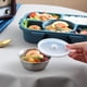 thumbnail image 5 of Inteprter Fiambrera de acero inoxidable PP PS, contenedores de almacenamiento de alimentos para Picnic, cajas de horno microondas Bento con tapa sellada cartulina Rojo, 5 of 6
