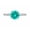 Black Vermeil, variant on Vintage Paraiba Tourmaline Silver Vermeil Neon Brazilian Engagement Ring for Women - Round Cut October Birthstone Size :- 13.5