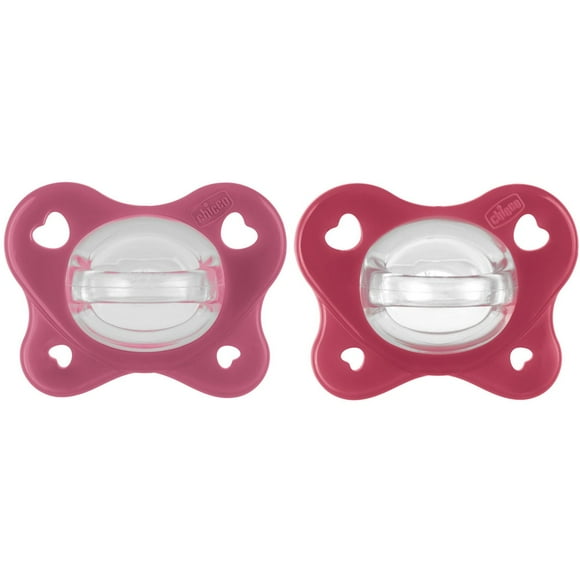 Chicco Chupón Dual Soft Rosa 16-36M 2U