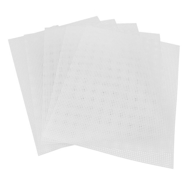 Hoja De Malla De Plástico, Hoja De Lona De Plástico Cortable, 10 Piezas, Resistente, Fácil De Usar Para Posavasos, Cajas De Pañuelos