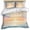 Multicolor, variant on 3 Piece Ocean Sunset Duvet Cover Set Twin Size,Microfiber Comforter/Quilt Cover with Corner Ties and 2 Pillowcases,Modern Orange Blue Oil Painting Seagull All Season Soft Bedding with Zipper Closure
