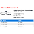 thumbnail image 2 of Intake Plenum Gasket - Compatible with 1999 Ford F-250, 2 of 2