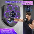 thumbnail image 6 of Music Boxing Machine for Parent-Child Sport Games，Upgraded Smart Music Boxing Wall Mounted Smart Punching Target Training Pad with Boxing Glove Exercise Equipment Home for Adults（BLACK）, 6 of 8