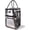 Silver, variant on WILDWATT  Reusable Rolling Shopping Bag with 5 Wheels, Foldable Grocery Cart Tote with Zipper, Lightweight Heavy-Duty Carry Bag Holds up to 66 lbs for Groceries, Laundry, Camping, Moving,Black