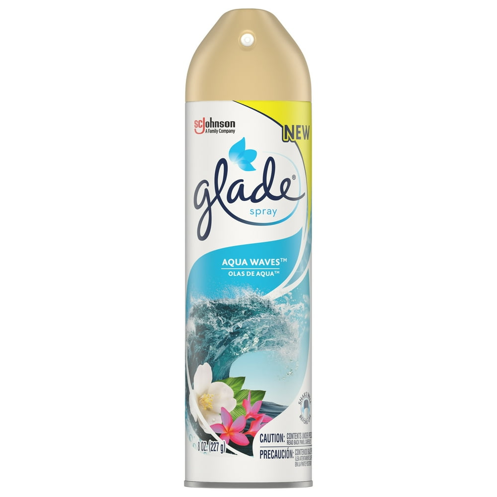 Glade Air Freshener Room Spray, Aqua Waves, 8oz