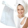 thumbnail image 4 of Oversized Microfiber Bath Towel (Bath Sheet), Extra Large Super Absorbent, Quick Fast Dry, Soft Eco-Friendly Towels for Body, Bathroom, Travel (White) 13.77x29.5", 4 of 7