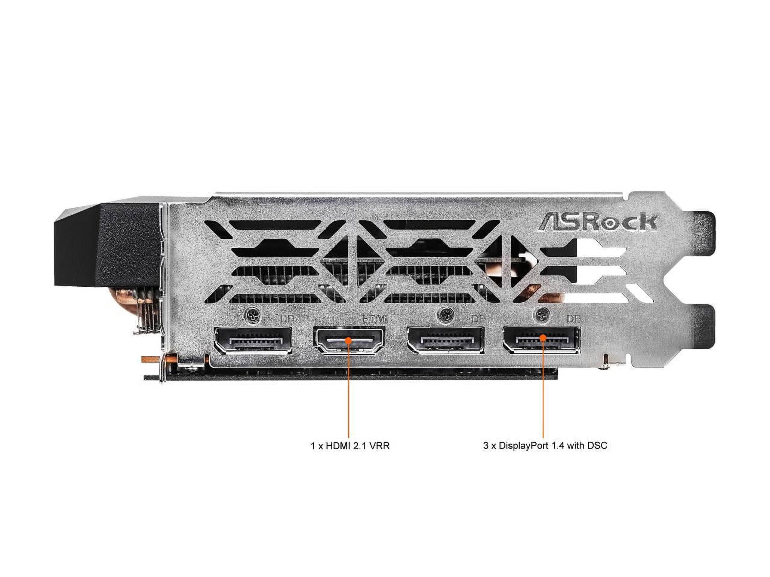 ASRock Challenger D Radeon RX 6600 XT 8GB GDDR6 PCI Express 4.0 Video Card RX6600XT CLD 8GO