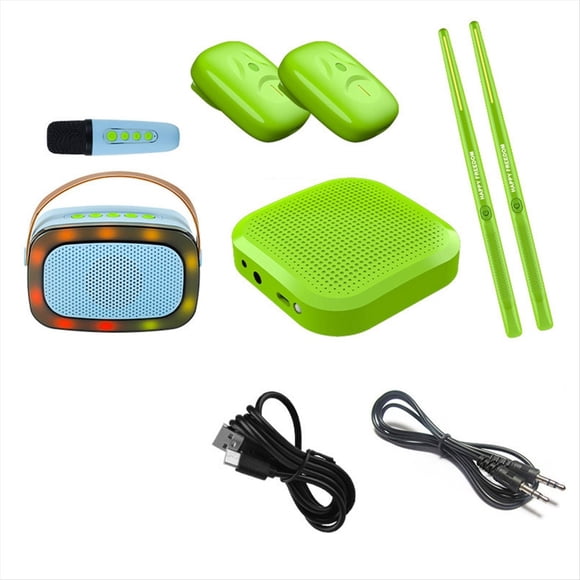 Batería Electrónica 3D con Sensor de Movimiento, , Pedales y Altavoz para Adultos y Niños.