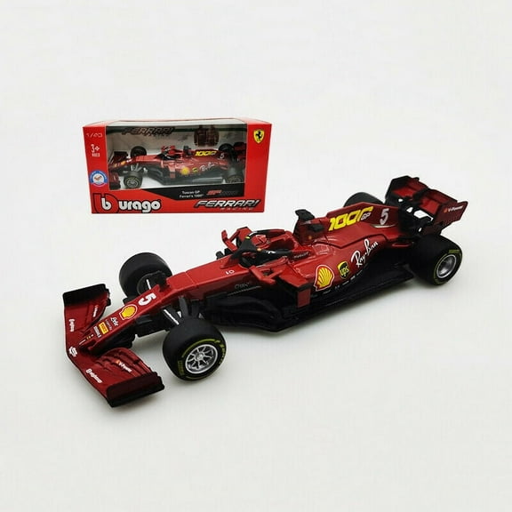 2020 Ferrari Racing Formula 1 F1 SF1000 Tuscan GP #5 Sebastian Vettel 1/43 Diecast Model by Bburago 36823 SV