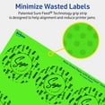 thumbnail image 5 of Avery Printable Round Labels, Neon Green, 2.5" Diameter, 90ct, 5 of 11