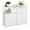 White leather, variant on Trilenars 39Inch Fabric Dresser,9-Drawer Closet Organizers and Storage,Fabric Storage Tower with Charging Station,Tv Stand Dresser for Bedroom,Hallway,Easy Pull Handle,Black Willow