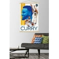 thumbnail image 2 of NBA Golden State Warriors - Stephen Curry 19 Wall Poster with Wooden Magnetic Frame, 22.375" x 34", 2 of 5