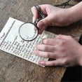 thumbnail image 2 of Magnifying Glass Necklace Gift, Reading Magnifying Glass Pendant Necklace For Elderly, Magnifying Lens For Books, Newspapers, Reading Jewelry, 2 of 4