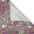 thumbnail image 4 of Ambesonne Groovy Valance Pack of 2, Funky 60s Fun Retro, 54"X18", Multicolor, 4 of 5