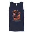 thumbnail image 2 of If It's Not a Dachshund It's Just a Dog Gift | Mens Dog Lover Graphic Tank Top, Navy, 2XL, 2 of 3