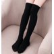 thumbnail image 1 of Medias de terciopelo para niños, calcetines hasta la rodilla, calcetines de rayas para niñas, calcetines blancos de baile, 1 of 6