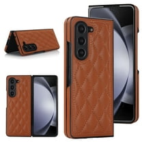 for Samsung Galaxy Z Fold 7 Case Elegant PU Leather, Samsung Galaxy Z Fold 7 Case Protective Premium Slim Thin Phone Case for Women Girls Compatible with Samsung Galaxy Z Fold 7, Brown