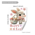 thumbnail image 1 of Pegatinas de Pascua para Huevos Huevo de Conejo Pegatina de Pared Decoración de Pared Festiva Decorativa Adhesivo de Pvc Impermeable 40 * 30 cm, 1 of 6