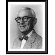 Historic Framed Print, [Dale Carnegie, head-and-shoulders portrait, facing left].photograph by Wide World., 17-7/8" x 21-7/8"