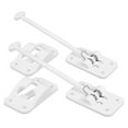 thumbnail image 1 of CTIRCHIU 2 Sets RV Door Retainer Catch Trailer Door Holder White Plastic for Vehicle Owners, 1 of 8